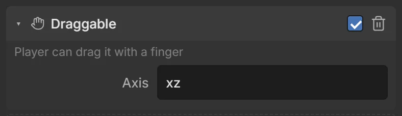 behavior draggable