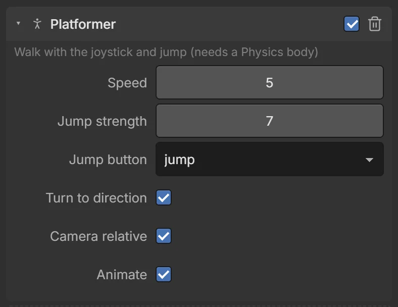behavior platformer