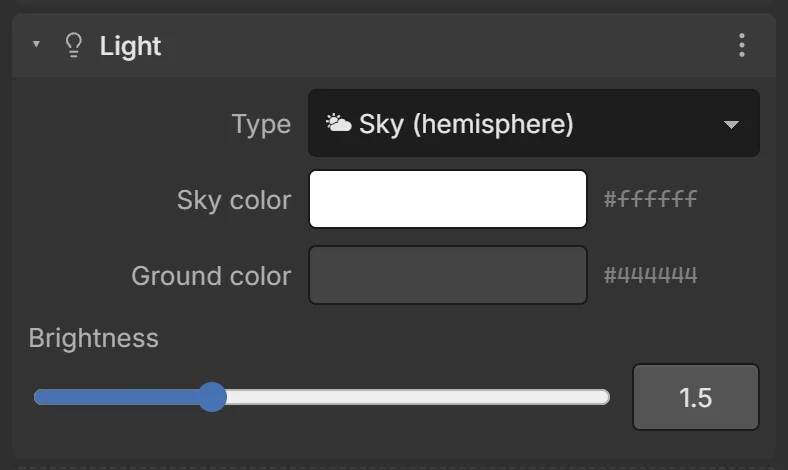 🌤 Sky (hemisphere)
