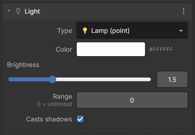 💡 Lamp (point)