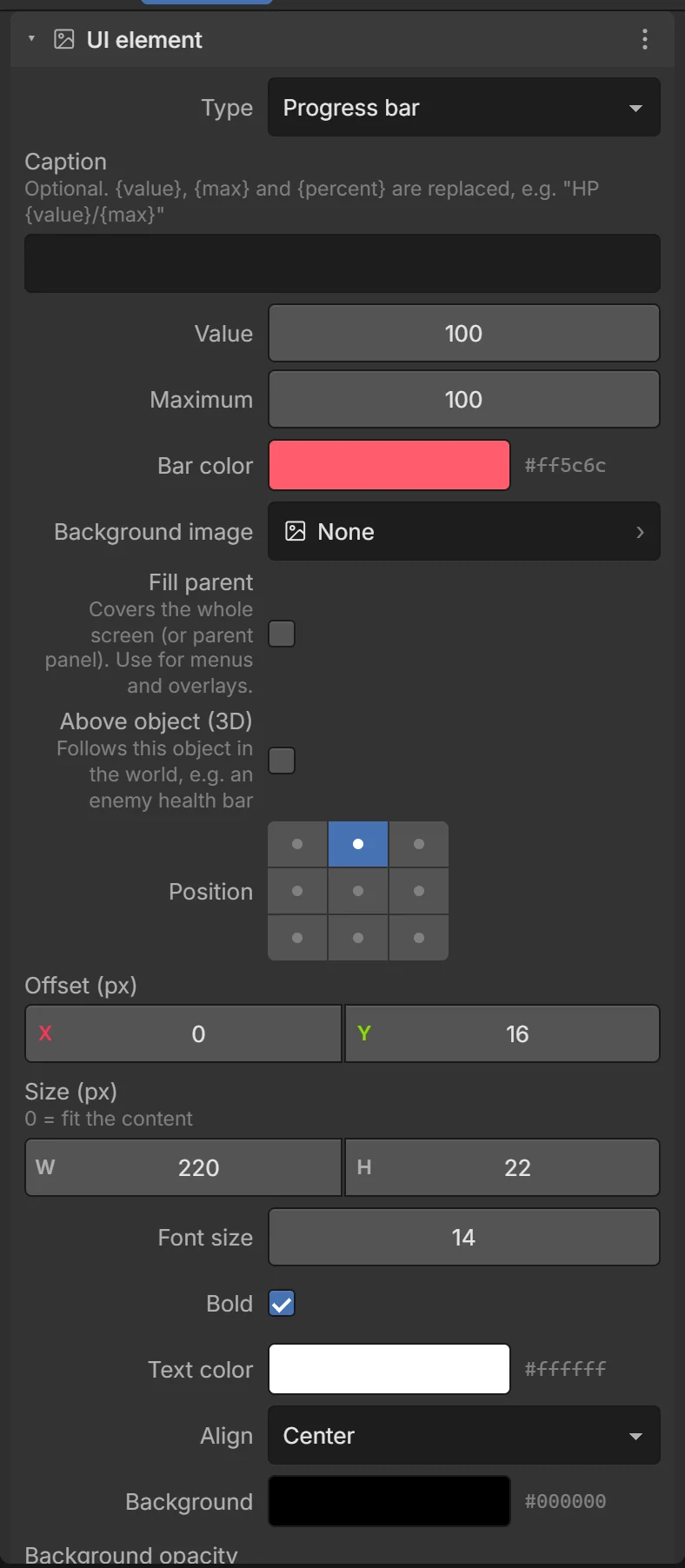 Progress bar