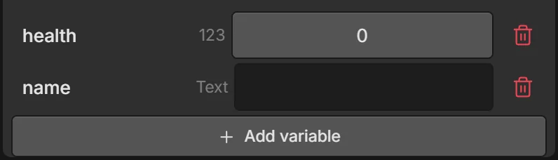 Instance variables (Inspector)