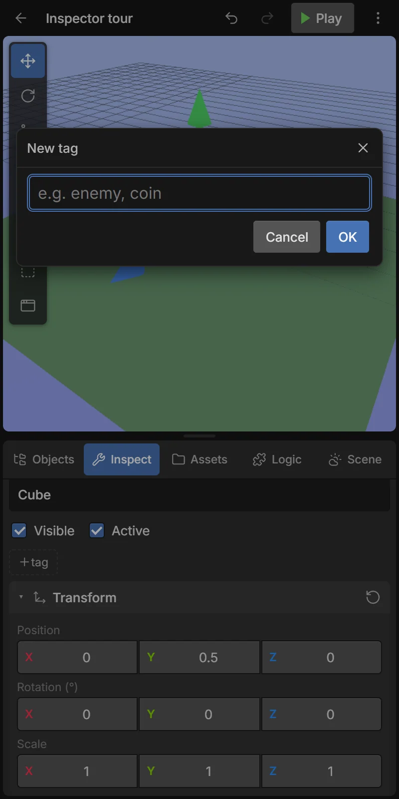 New tag