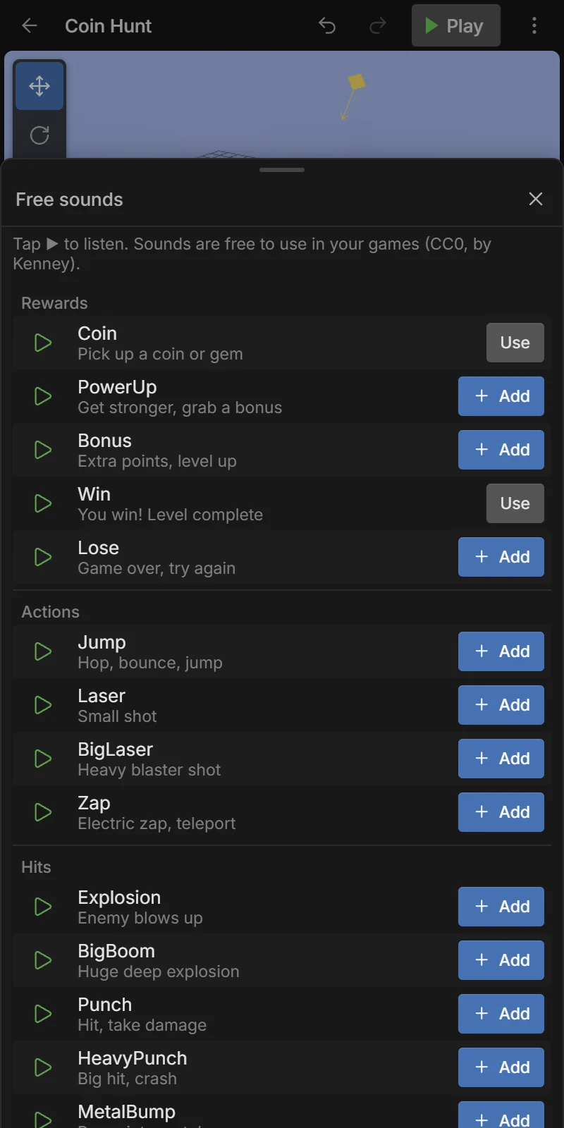 sounds library