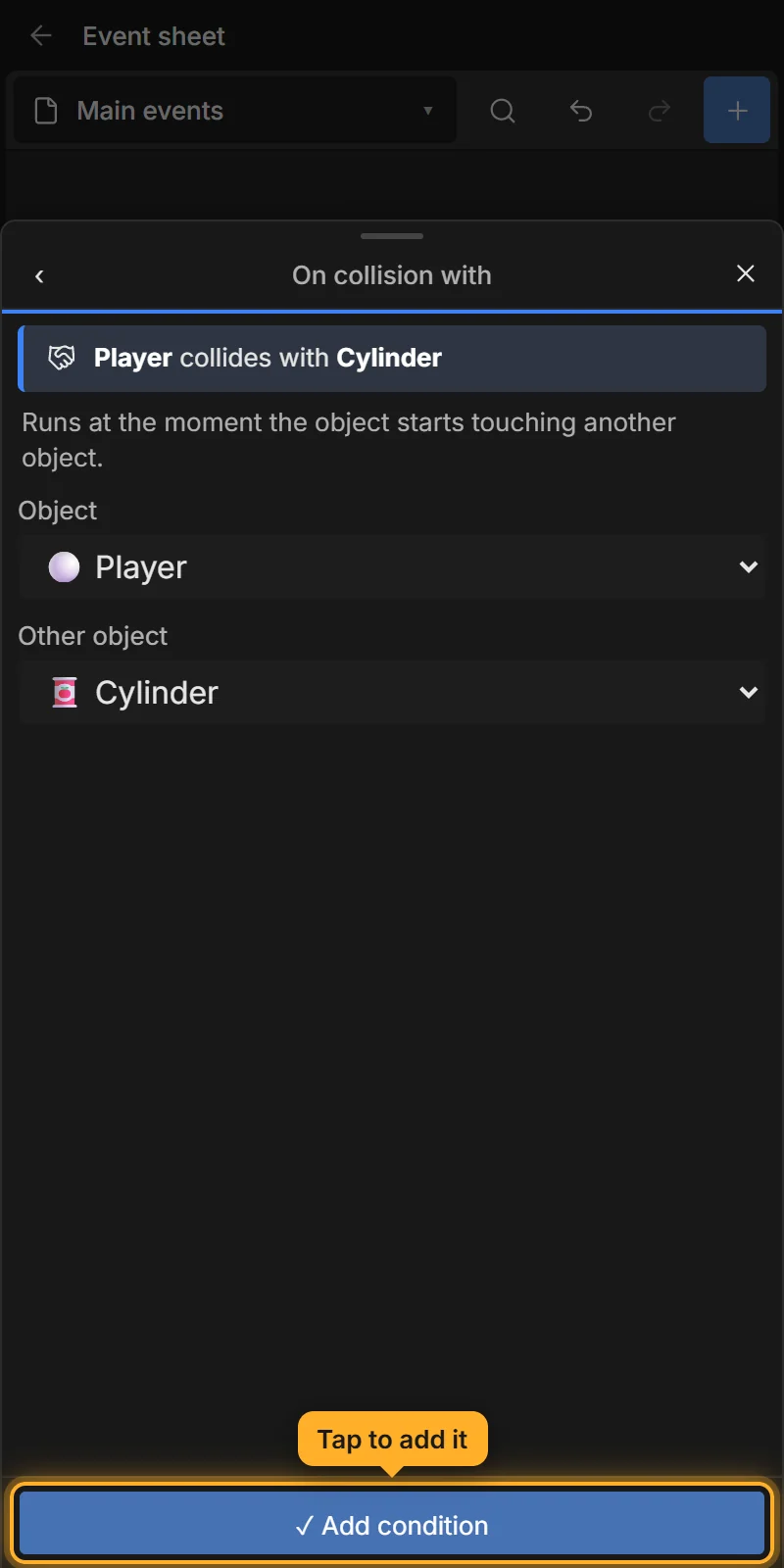 Other object: Cylinder