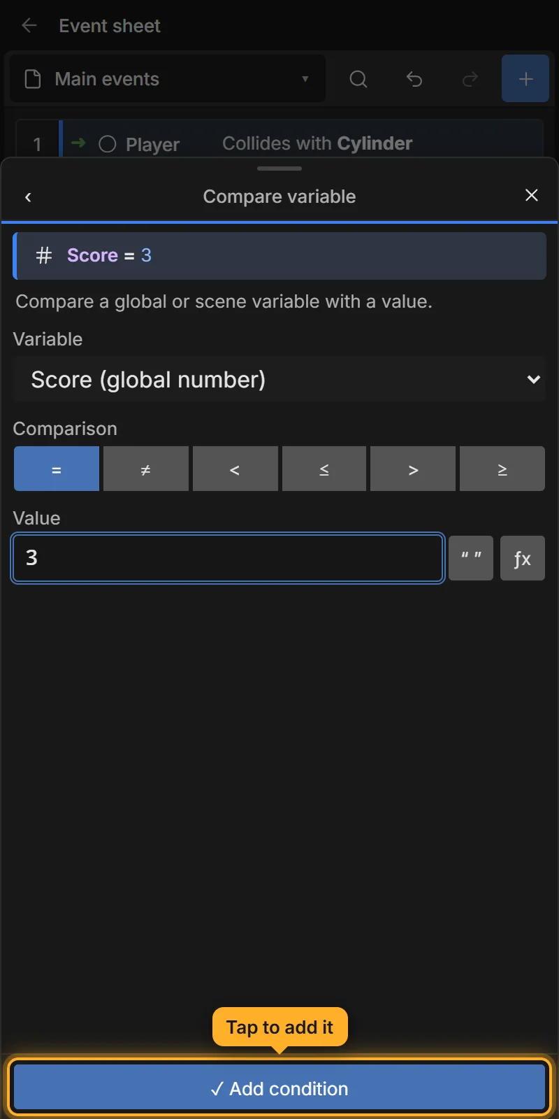 Score = 3