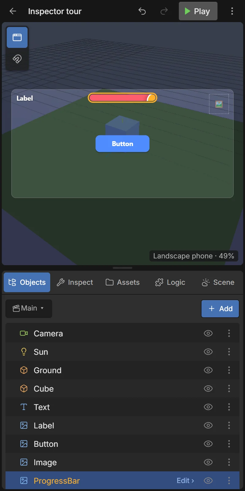 A progress bar